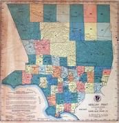 Index Map, Los Angeles County 1950c